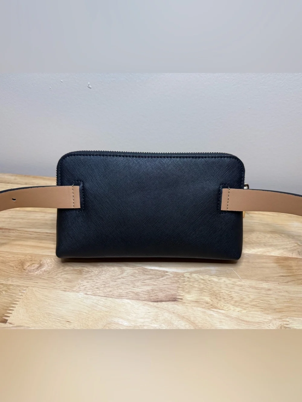 Kate Spade Black Saffiano Leather Belt Bag L/XL NWOT